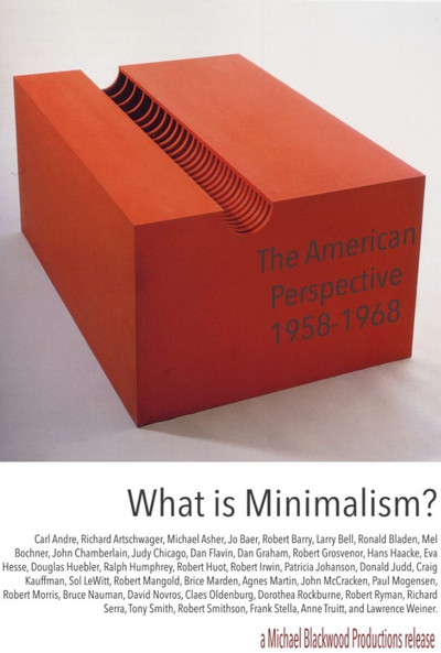 Póster de What is Minimalism?: The American Perspective 1958-1968