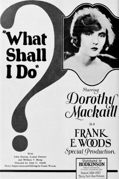 Póster de What Shall I Do?