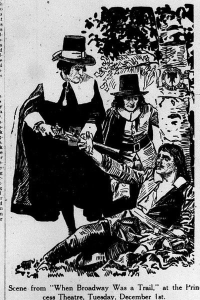 Póster de When Broadway Was a Trail