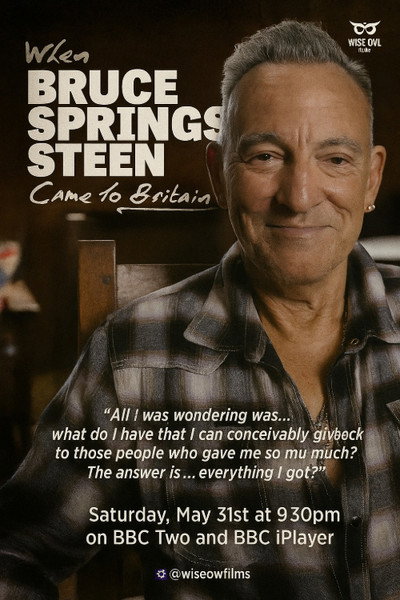 Póster de When Bruce Springsteen Came to Britain