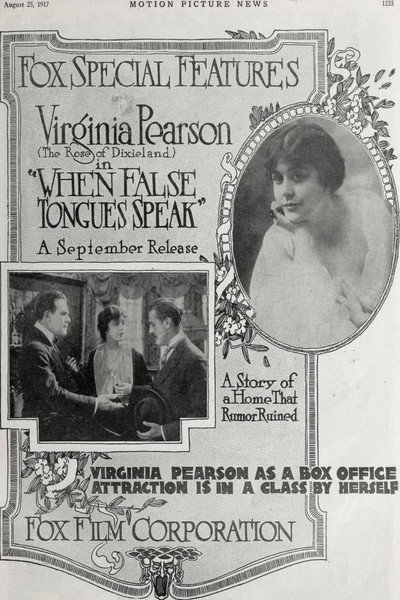 Póster de When False Tongues Speak