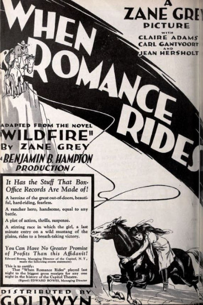 Póster de When Romance Rides