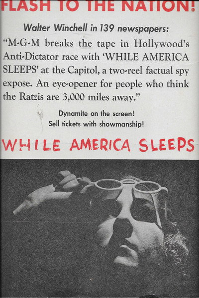 Póster de While America Sleeps
