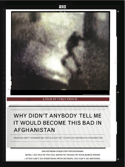 Póster de Why Didn't Anybody Tell Me It Would Become This Bad in Afghanistan