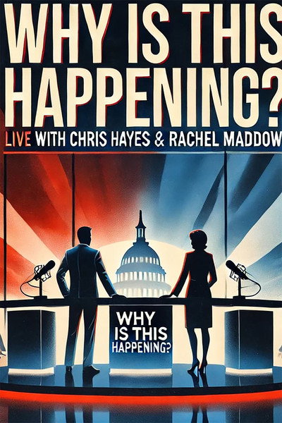 Póster de Why Is This Happening? Live with Chris Hayes & Rachel Maddow