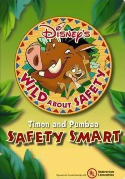 Póster de Wild About Safety: Timon and Pumbaa Safety Smart About Fire!