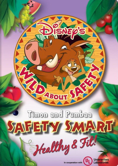Póster de Wild About Safety: Timon and Pumbaa Safety Smart Healthy & Fit!