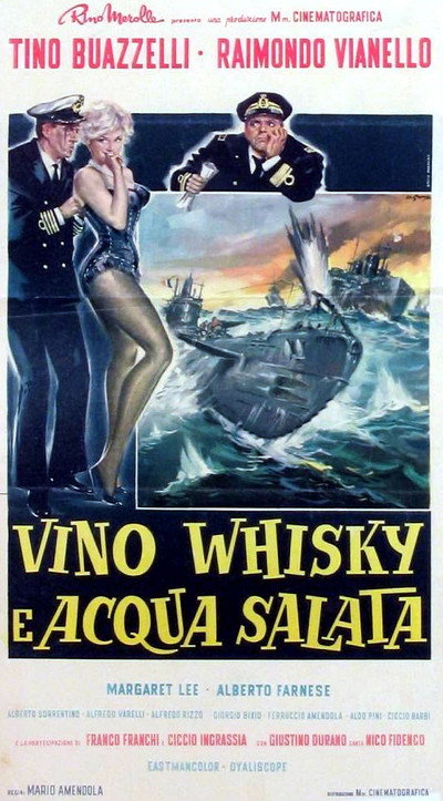 Póster de Wine, Whiskey and Salt Water