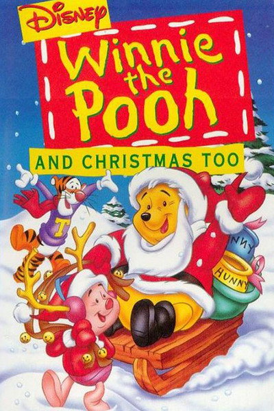 Póster de Winnie the Pooh y la Navidad también