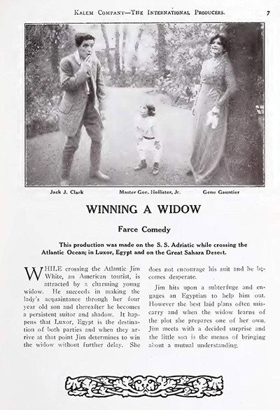 Póster de Winning a Widow