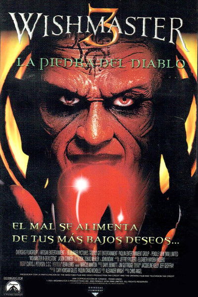 Póster de Wishmaster 3: La piedra del diablo