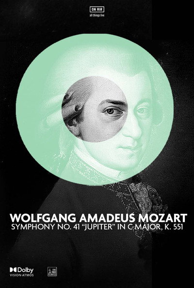 Póster de Wolfgang Amadeus Mozart 'Symphony No. 41 in C Major'
