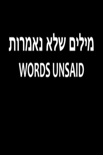 Póster de Words Unsaid
