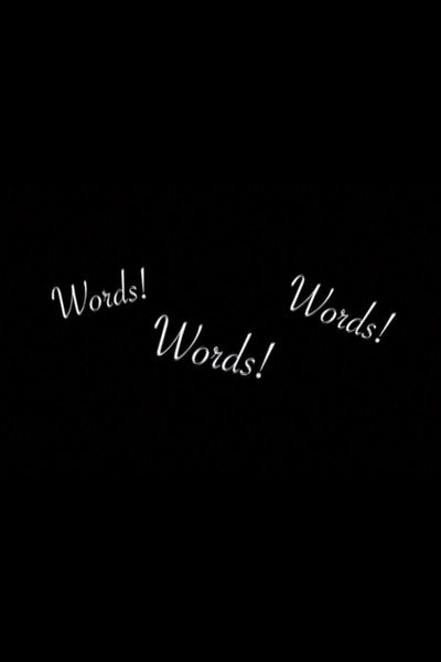 Póster de Words! Words! Words!