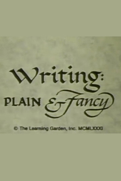 Póster de Writing: Plain & Fancy