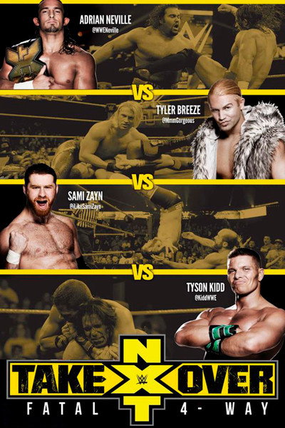 Póster de WWE NXT Takeover: Fatal 4 Way