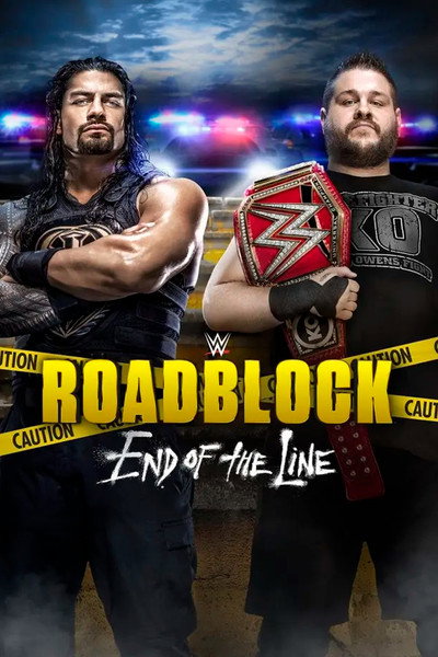 Póster de WWE Roadblock: End of the Line