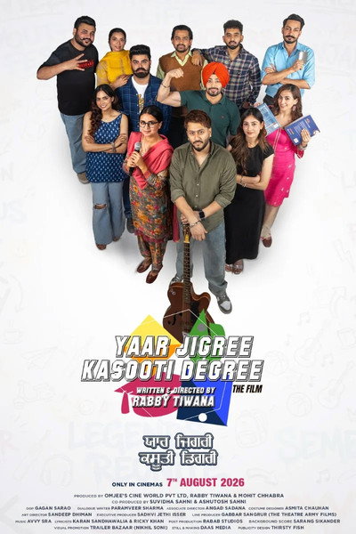 Póster de Yaar Jigree Kasooti Degree