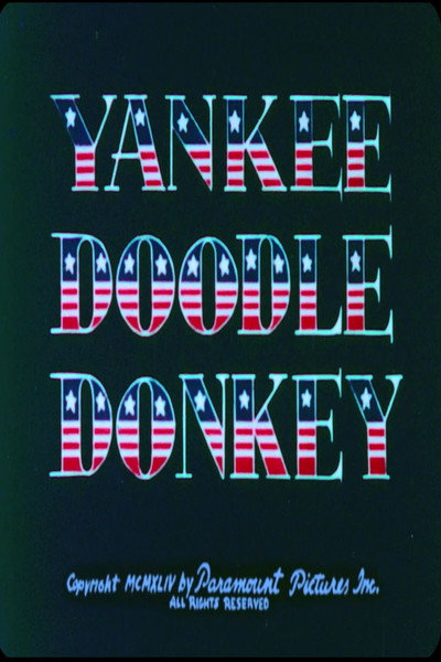 Póster de Yankee Doodle Donkey