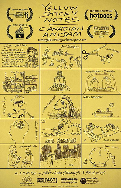 Póster de Yellow Sticky Notes: Canadian Anijam
