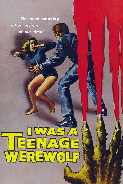 Póster de Yo fui un hombre lobo adolescente