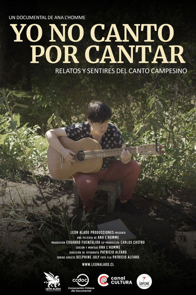 Póster de Yo no canto por cantar