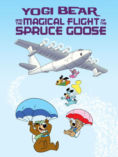 Póster de Yogui y el vuelo mágico de la bella oca