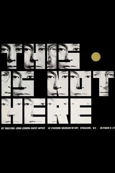 Póster de Yoko Ono: This Is Not Here