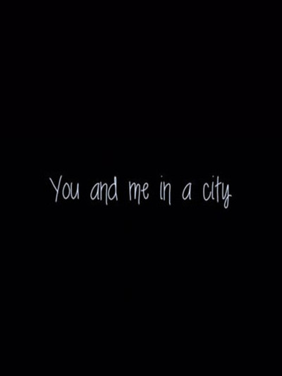 Póster de You and Me in a City