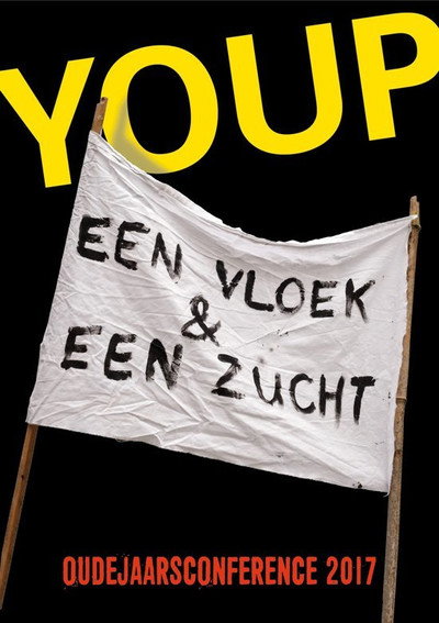 Póster de Youp van 't Hek: Oudejaarsconference 2017: Een vloek en een zucht