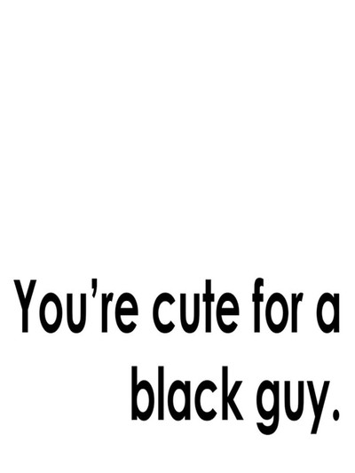 Póster de You're Cute for a Black Guy