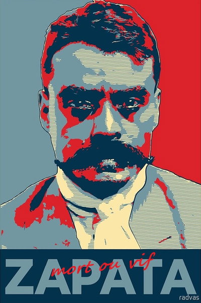 Póster de Zapata, mort ou vif