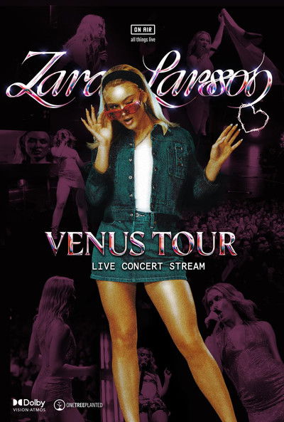 Póster de Zara Larsson 'Venus Tour'