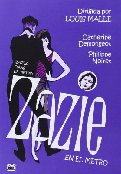 Póster de Zazie en el metro