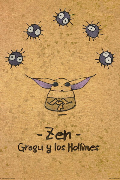 Póster de Zen - Grogu y los hollines