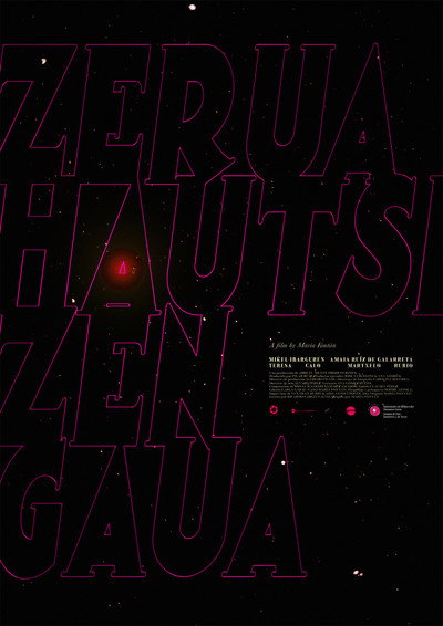 Póster de Zerua hautsi zen gaua