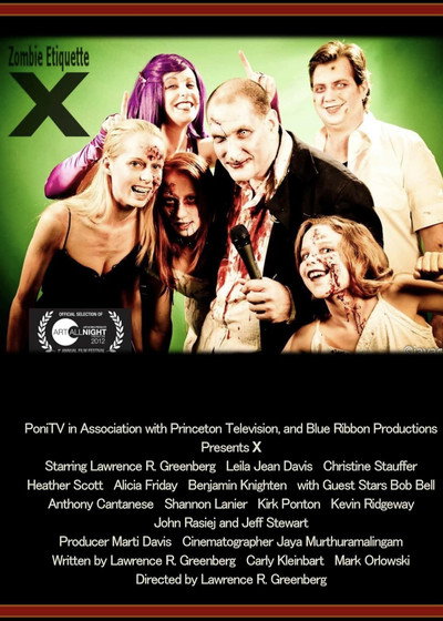 Póster de Zombie Etiquette X