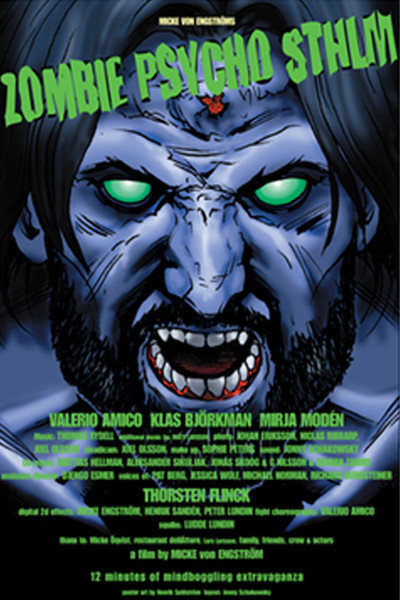 Póster de Zombie Psycho STHLM