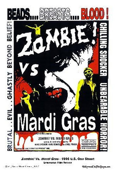 Póster de Zombie! vs. Mardi Gras