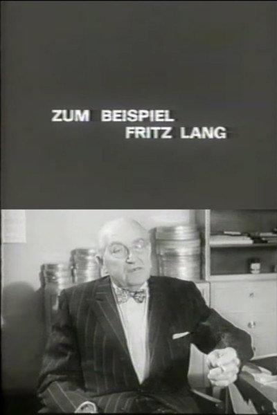 Póster de Zum Beispiel: Fritz Lang