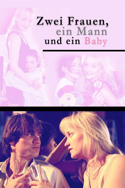 Póster de Zwei Frauen, ein Mann und ein Baby