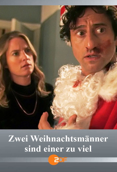 Póster de Zwei Weihnachtsmänner sind einer zu viel
