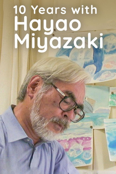 Póster de 10 años con Hayao Miyazaki