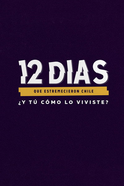 Póster de 12 días que estremecieron Chile