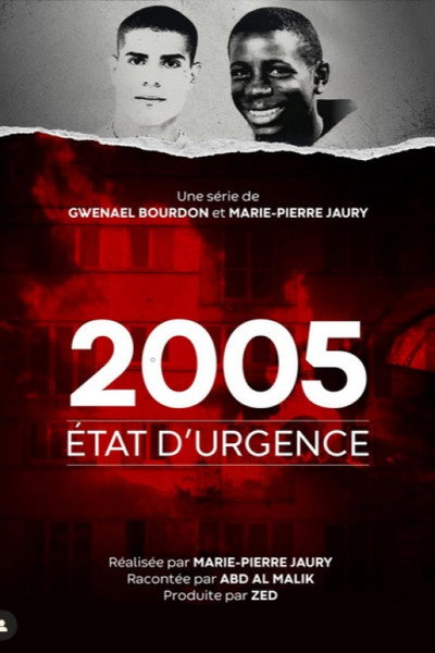 Póster de 2005, état d'urgence