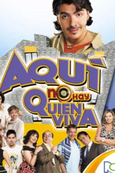 Póster de Aquí no hay quien viva - Colombia