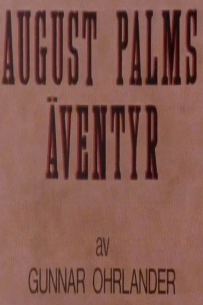 Póster de August Palms äventyr