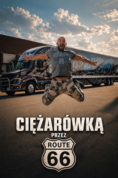 Póster de Ciezarówka przez Route 66