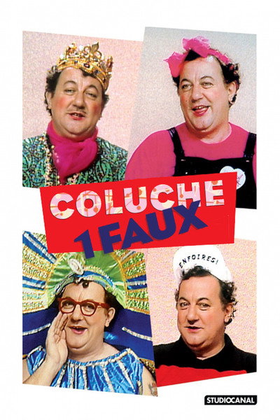 Póster de Coluche 1 faux