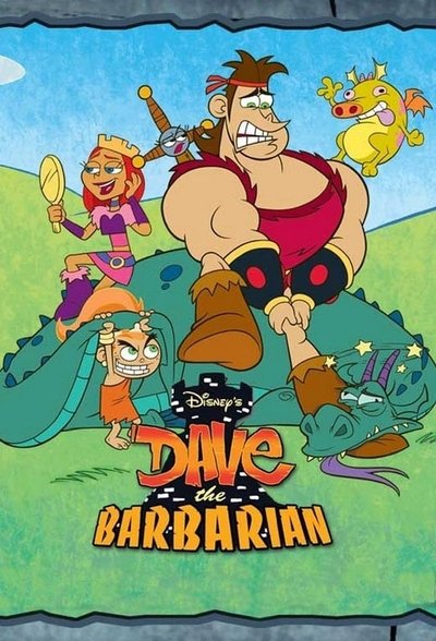 Póster de Dave, el bárbaro